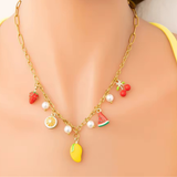 Mango Mija Charm Necklace