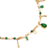 Emerald Pearl Necklace
