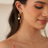 Emme Gold Bow Earrings