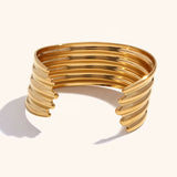 Cleopatra Gold Cuff Bracelet