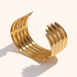 Cleopatra Gold Cuff Bracelet