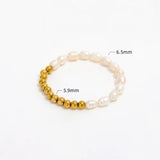 Gold Pearl Bracelet