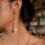 Pearl Zirconia Danglers