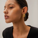 Croissant Gold Studs