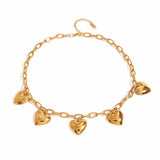 All heart Charm Necklace