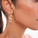 Taylor Dual Toned Danglers