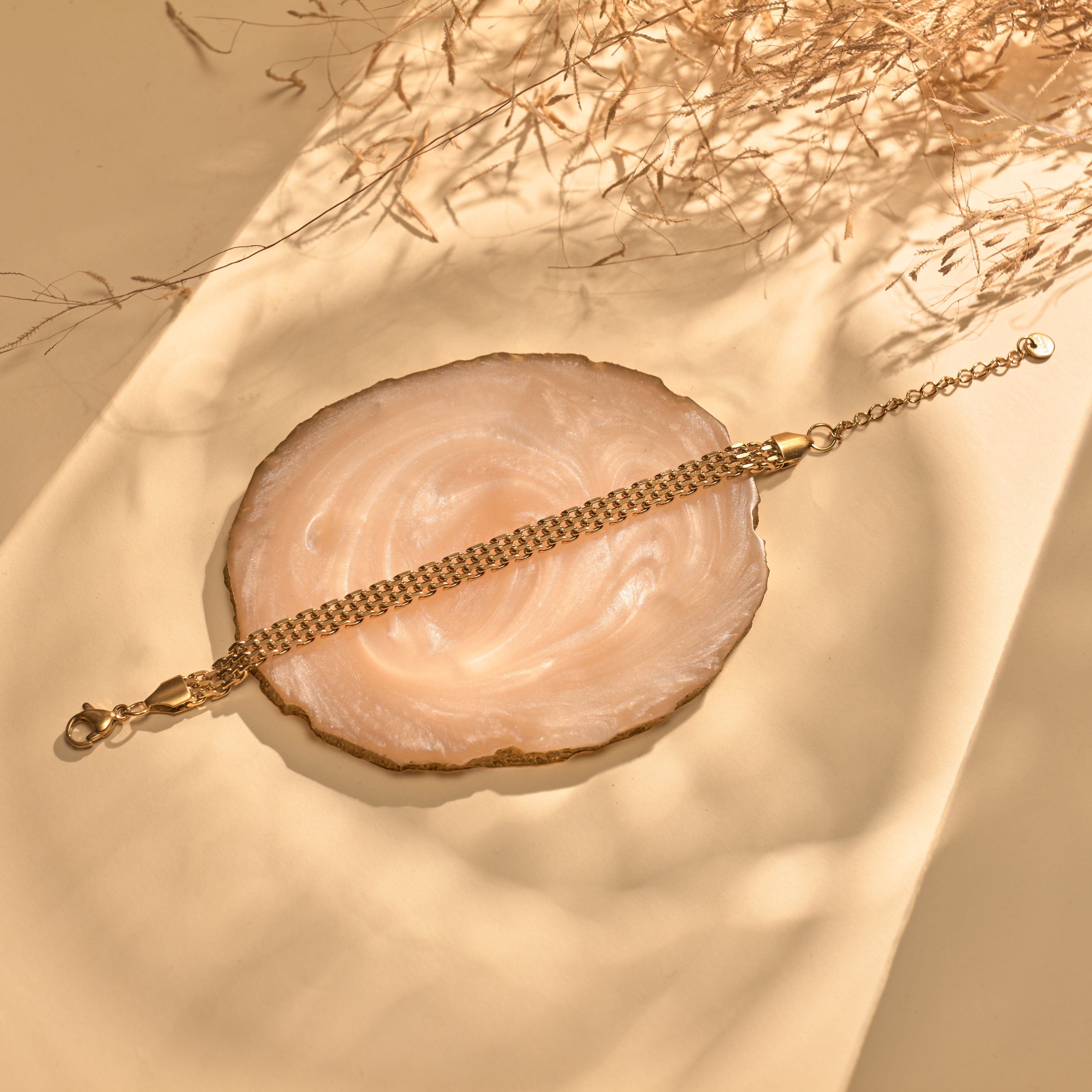 Flat Mess Chain Flat Mesh Chain Wrap – Aura Studio