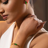Emerald Link Bracelet
